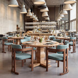 Poly Moss Gray & Walnut Dining Chair by Zuomod at Eve Furniture