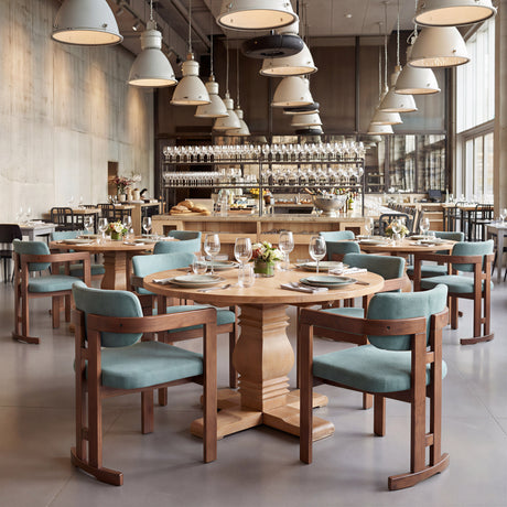 Poly Moss Gray & Walnut Dining Chair by Zuomod at Eve Furniture