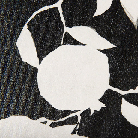 Pomegranate Branch Silhouette by Mercana Studio a Hand Embellished Textured Framed Art Print by Mercana at Eve Furniture