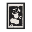 Pomegranate Branch Silhouette by Mercana Studio a Hand Embellished Textured Framed Art Print by Mercana at Eve Furniture