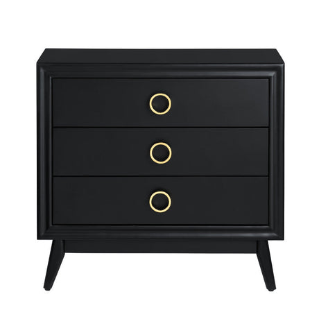 Pomeroy Black Chest by Crestview at Eve Furniture
