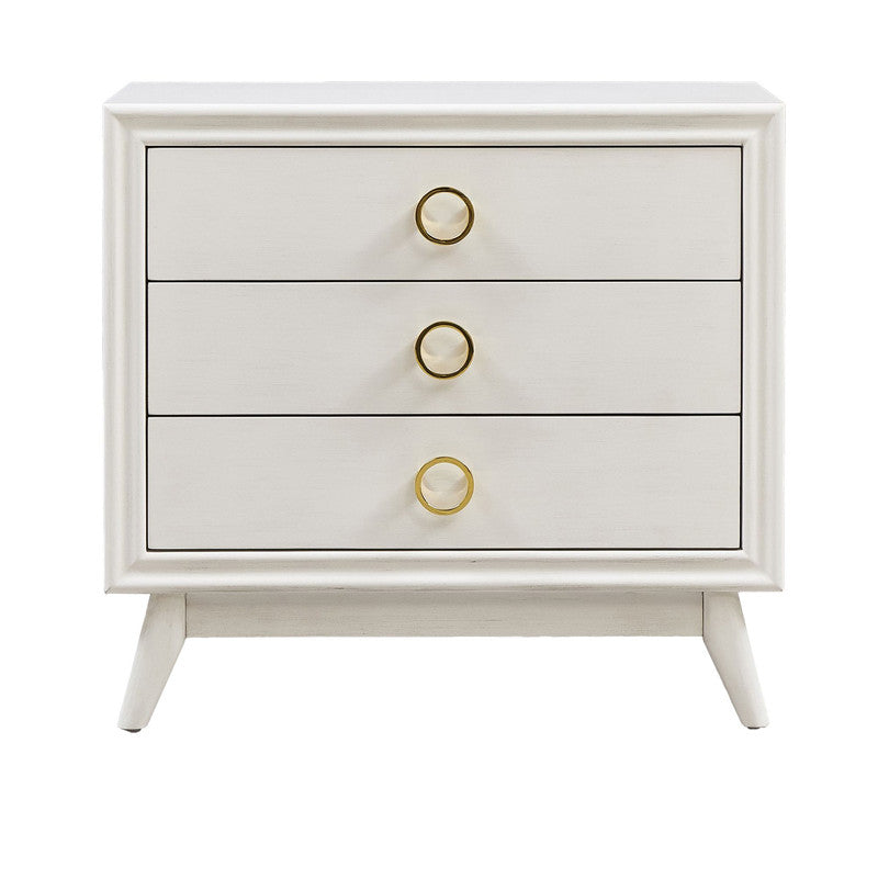 Pomeroy White İvory Chest by Crestview at Eve Furniture