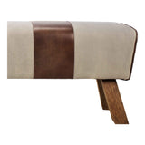 Pommel Brown Bench by Moe's Home at Eve Furniture
