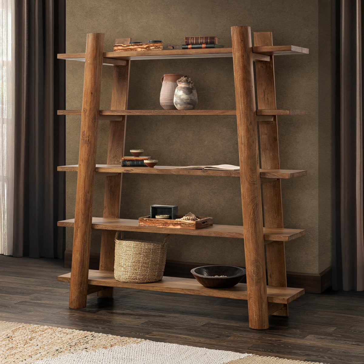 Pomona Bookshelf by Classic Home at Eve Furniture