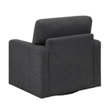 Pompano Black Boucle 2-Piece Sectional with Right Chaise and Pull-out Bed by Homelegance at Eve Furniture