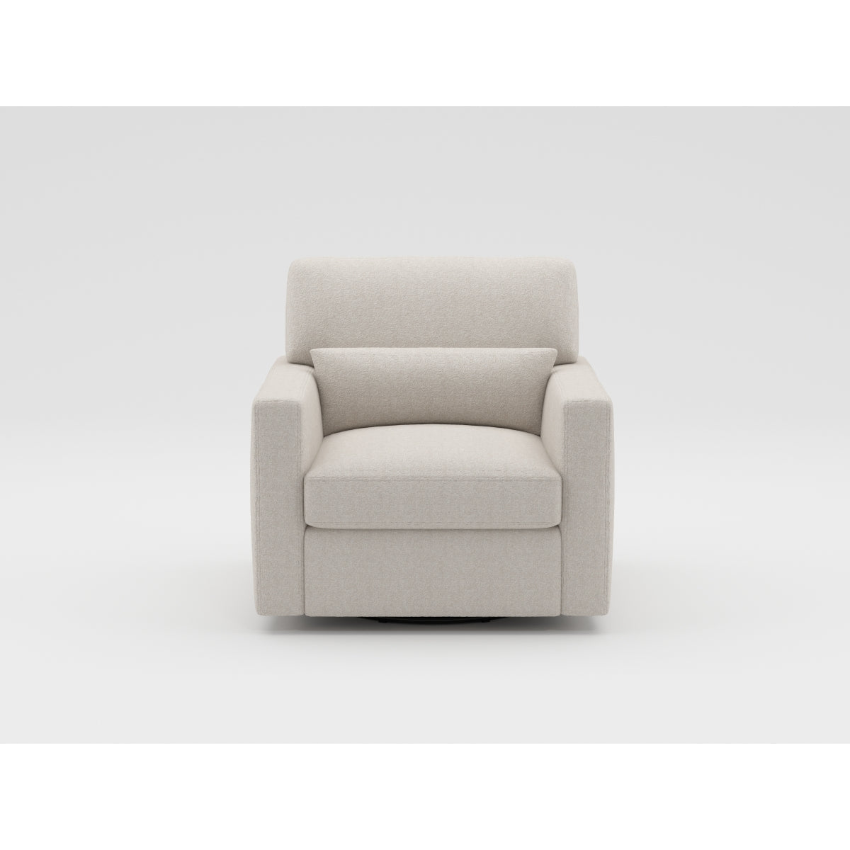Pompano Gray Swivel Chair by Homelegance at Eve Furniture