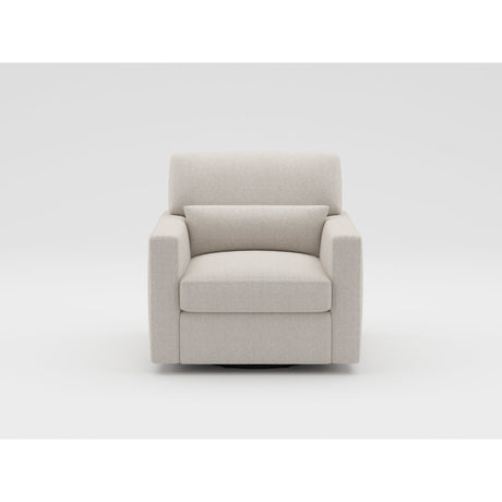 Pompano Gray Swivel Chair by Homelegance at Eve Furniture