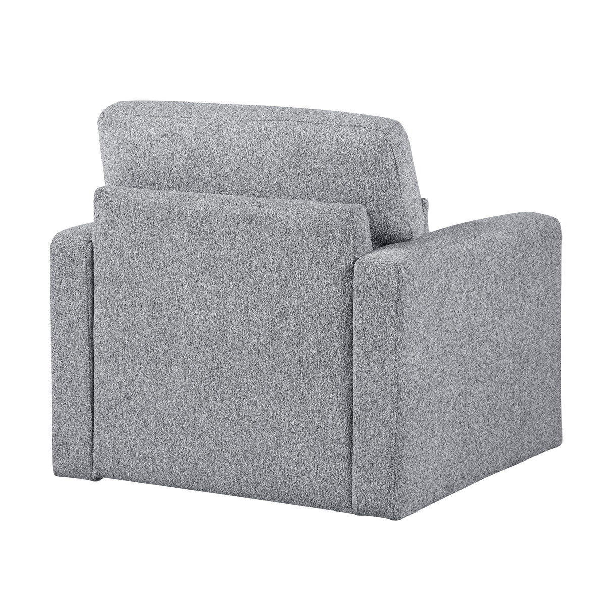 Pompano Gray Swivel Chair by Homelegance at Eve Furniture