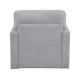 Pompano Gray Swivel Chair by Homelegance at Eve Furniture