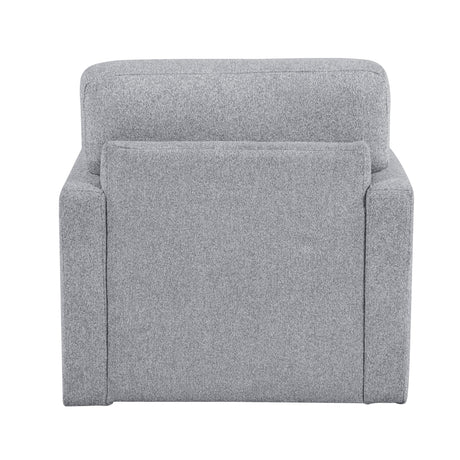 Pompano Gray Swivel Chair by Homelegance at Eve Furniture