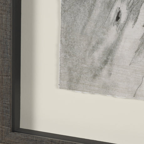 Ponderosa Whisper by Mercana Studio Hand Embelished Framed Artwork Matted under Glass by Mercana at Eve Furniture