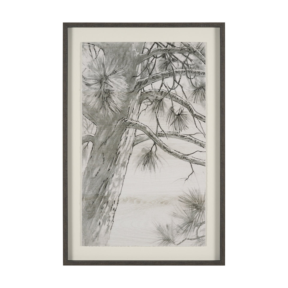Ponderosa Whisper by Mercana Studio Hand Embelished Framed Artwork Matted under Glass by Mercana at Eve Furniture