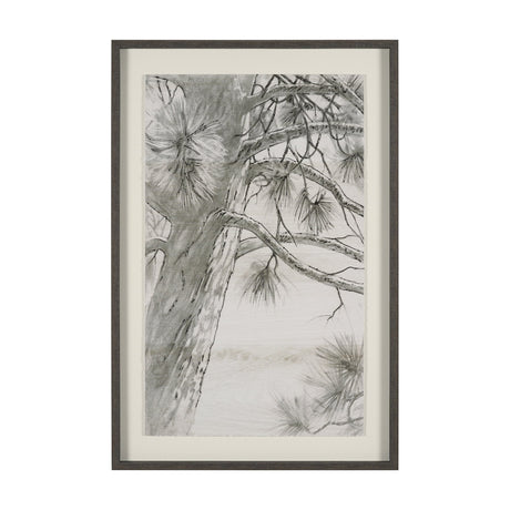 Ponderosa Whisper by Mercana Studio Hand Embelished Framed Artwork Matted under Glass by Mercana at Eve Furniture