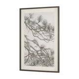 Ponderosa Whisper C by Mercana Studio Hand Embelished Framed Artwork Matted under Glass by Mercana at Eve Furniture