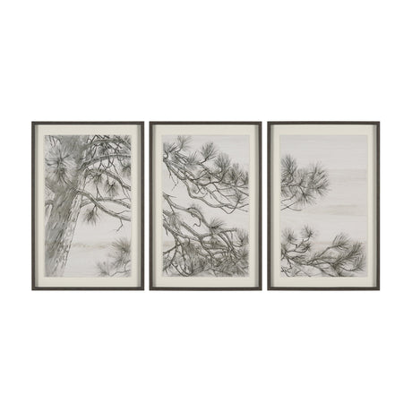Ponderosa Whisper C by Mercana Studio Hand Embelished Framed Artwork Matted under Glass by Mercana at Eve Furniture