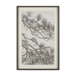 Ponderosa Whisper C by Mercana Studio Hand Embelished Framed Artwork Matted under Glass by Mercana at Eve Furniture