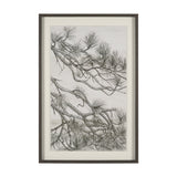 Ponderosa Whisper C by Mercana Studio Hand Embelished Framed Artwork Matted under Glass by Mercana at Eve Furniture