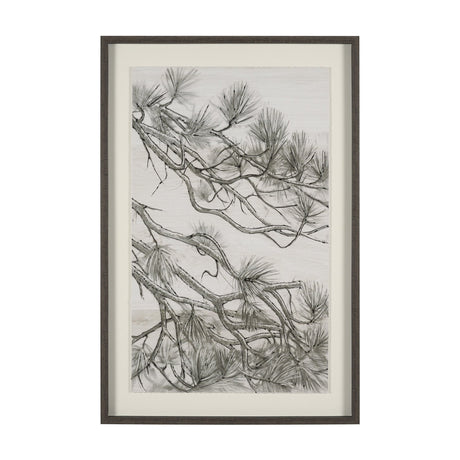 Ponderosa Whisper C by Mercana Studio Hand Embelished Framed Artwork Matted under Glass by Mercana at Eve Furniture
