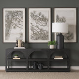 Ponderosa Whisper R by Mercana Studio Hand Embelished Framed Artwork Matted under Glass by Mercana at Eve Furniture