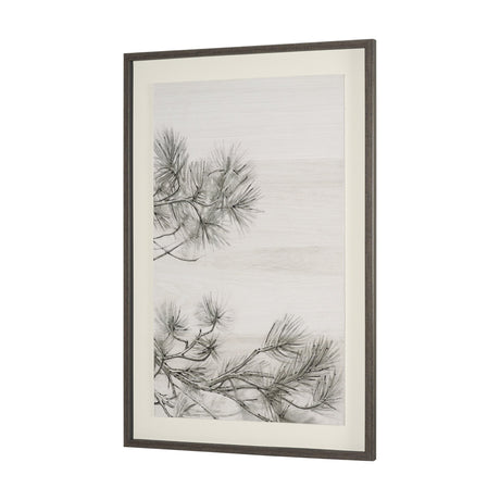 Ponderosa Whisper R by Mercana Studio Hand Embelished Framed Artwork Matted under Glass by Mercana at Eve Furniture
