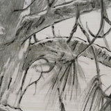 Ponderosa Whisper R by Mercana Studio Hand Embelished Framed Artwork Matted under Glass by Mercana at Eve Furniture