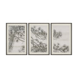Ponderosa Whisper R by Mercana Studio Hand Embelished Framed Artwork Matted under Glass by Mercana at Eve Furniture