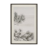 Ponderosa Whisper R by Mercana Studio Hand Embelished Framed Artwork Matted under Glass by Mercana at Eve Furniture