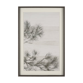 Ponderosa Whisper R by Mercana Studio Hand Embelished Framed Artwork Matted under Glass by Mercana at Eve Furniture