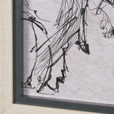 Pony Sketches I by Mercana Studio Hand-Embellished Framed Artwork Matted under Glass by Mercana at Eve Furniture