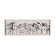 Pony Sketches II by Mercana Studio Hand-Embellished Framed Artwork Matted under Glass by Mercana at Eve Furniture