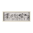 Pony Sketches II by Mercana Studio Hand-Embellished Framed Artwork Matted under Glass by Mercana at Eve Furniture