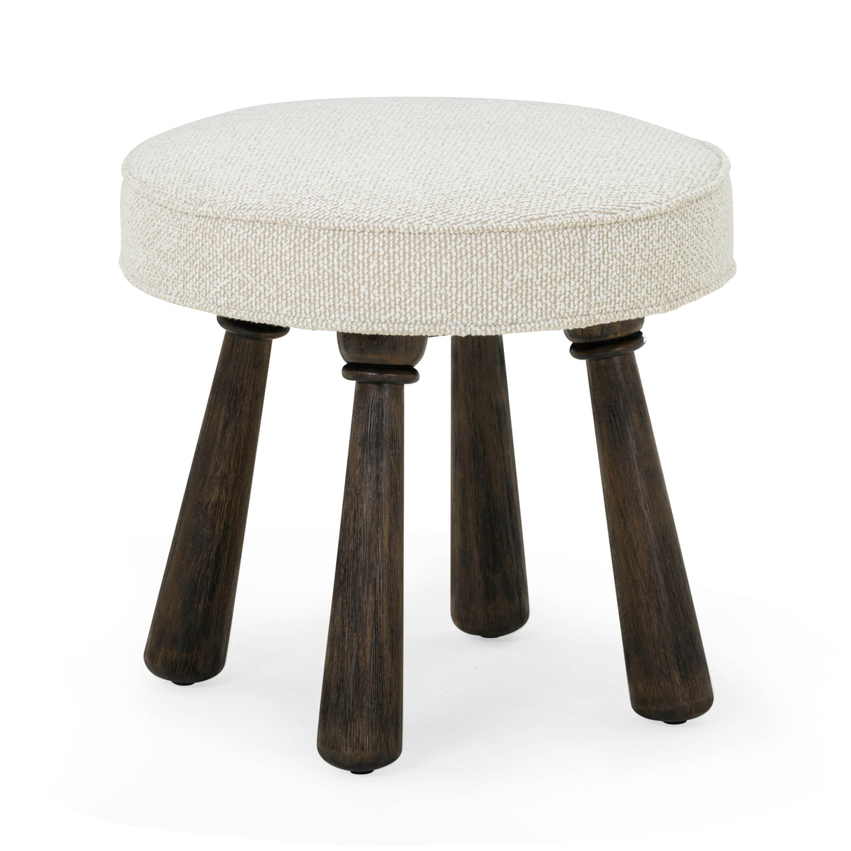 Pookie Boucle Stool by TOV Furniture at Eve Furniture
