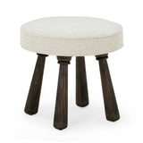 Pookie Boucle Stool by TOV Furniture at Eve Furniture