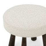 Pookie Boucle Stool by TOV Furniture at Eve Furniture