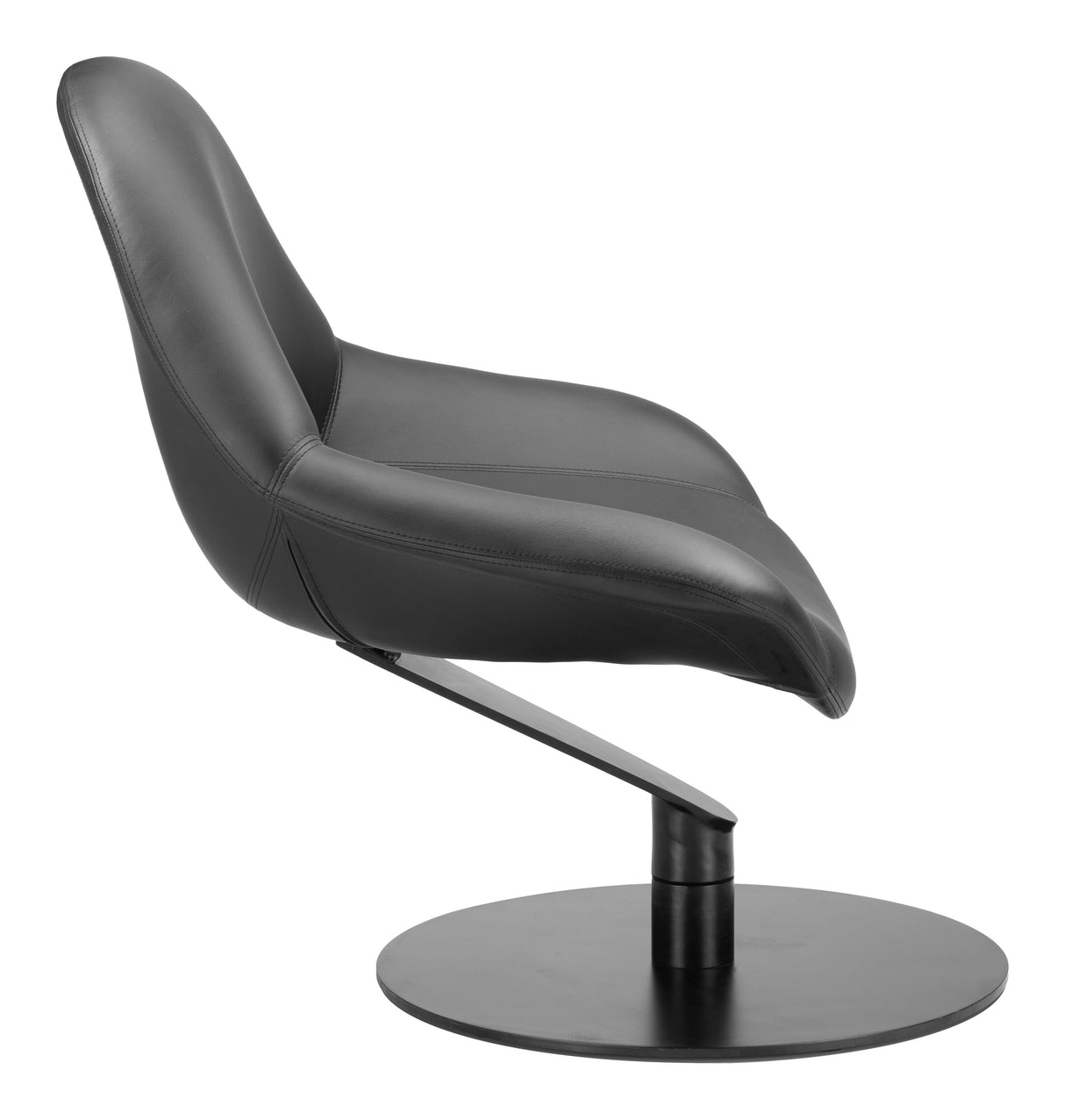 Poole Black Accent Chair by Zuomod at Eve Furniture