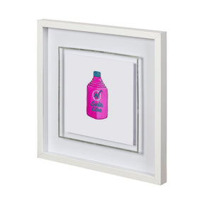Poolside 2 by Jones a Hand Embellished Textured Framed Art Print Matted under Glass by Mercana at Eve Furniture