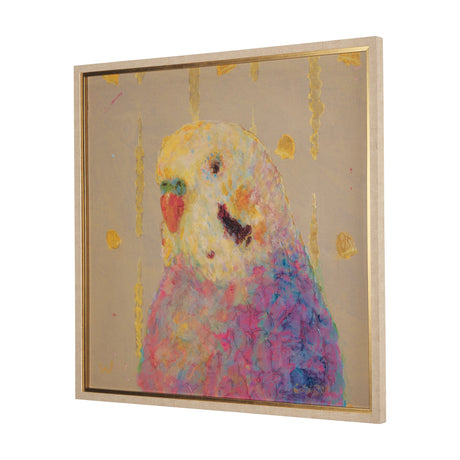 Pop Birds - Flight by Mercana Studio Hand Embellished Textured Framed Art Print Matted under Glass by Mercana at Eve Furniture
