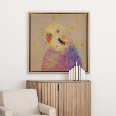 Pop Birds - Flight by Mercana Studio Hand Embellished Textured Framed Art Print Matted under Glass by Mercana at Eve Furniture