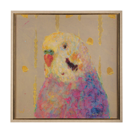 Pop Birds - Flight by Mercana Studio Hand Embellished Textured Framed Art Print Matted under Glass by Mercana at Eve Furniture