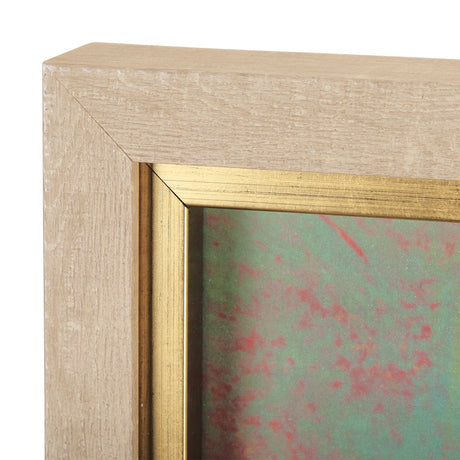 Pop Birds - Flit by Mercana Studio a Hand Embellished Textured Framed Art Print Matted under Glass by Mercana at Eve Furniture
