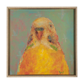 Pop Birds - Flit by Mercana Studio a Hand Embellished Textured Framed Art Print Matted under Glass by Mercana at Eve Furniture