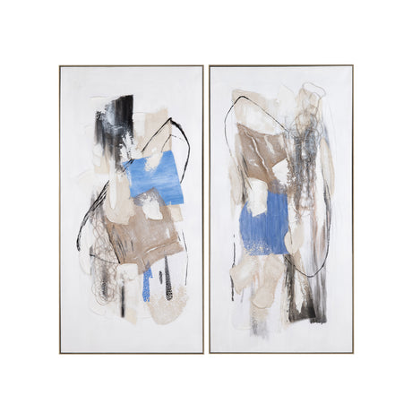Pop Of Blue Blue/Black Canvas by Crestview at Eve Furniture