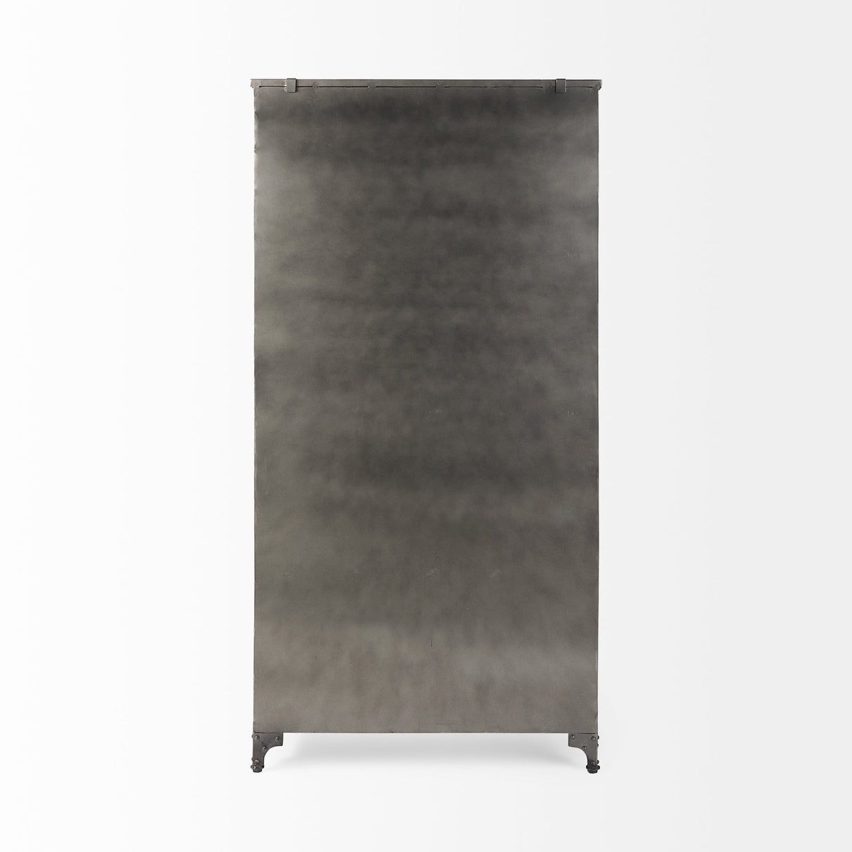 Poppy II Black Metal With Glass Door Display Cabinet by Mercana at Eve Furniture