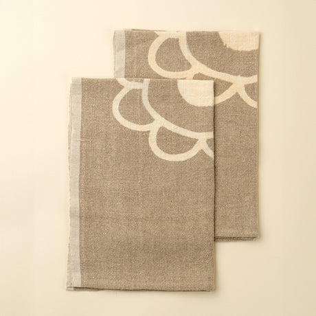 Poppy Selvage Linen Tea Towel, Set of 2 by Mercana at Eve Furniture
