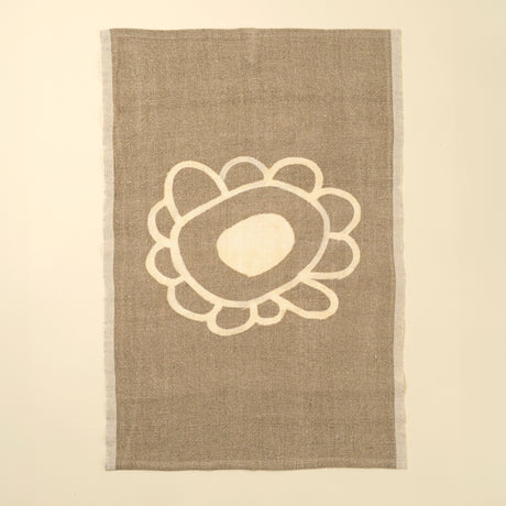 Poppy Selvage Linen Tea Towel, Set of 2 by Mercana at Eve Furniture