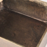 Porschia Large Antiqued Gold Metal Decorative Box by Mercana at Eve Furniture