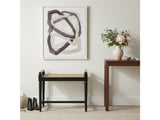 Port Royal Black/Tan Accent Bench by Crestview at Eve Furniture