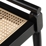 Port Royal Black/Tan Accent Bench by Crestview at Eve Furniture