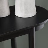 Port Royal Black/Tan Console Table by Crestview at Eve Furniture