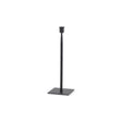 Porter 4.5L x 4.5W x 12.0H Small Black Iron Candle Holder by Mercana at Eve Furniture